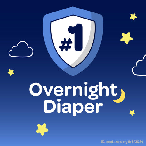 Huggies Size 4 Overnites Baby Diapers: Overnight Diapers, Size 4 (22-37 lbs), 100 Ct