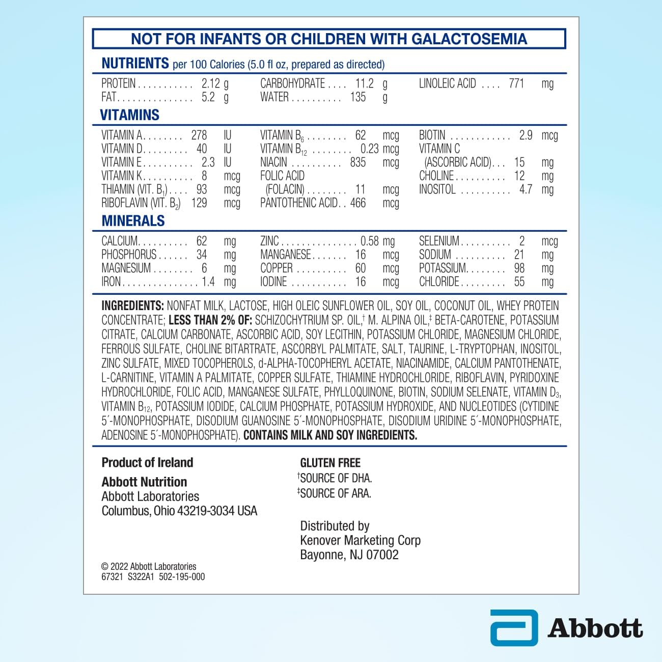 Similac Advance Lamehadrin Infant Formula (4 Pack) Badatz Certified, Kosher, Baby Formula, Powder, 24.7-oz Can