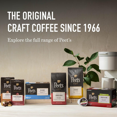 Peet's Coffee, Medium Roast Espresso Capsules, Compatible with Nespresso Original Machine, 100% Arabica Coffee - Crema Scura Intensity 9, 50 Count (5 Boxes of 10 Espresso Capsules)