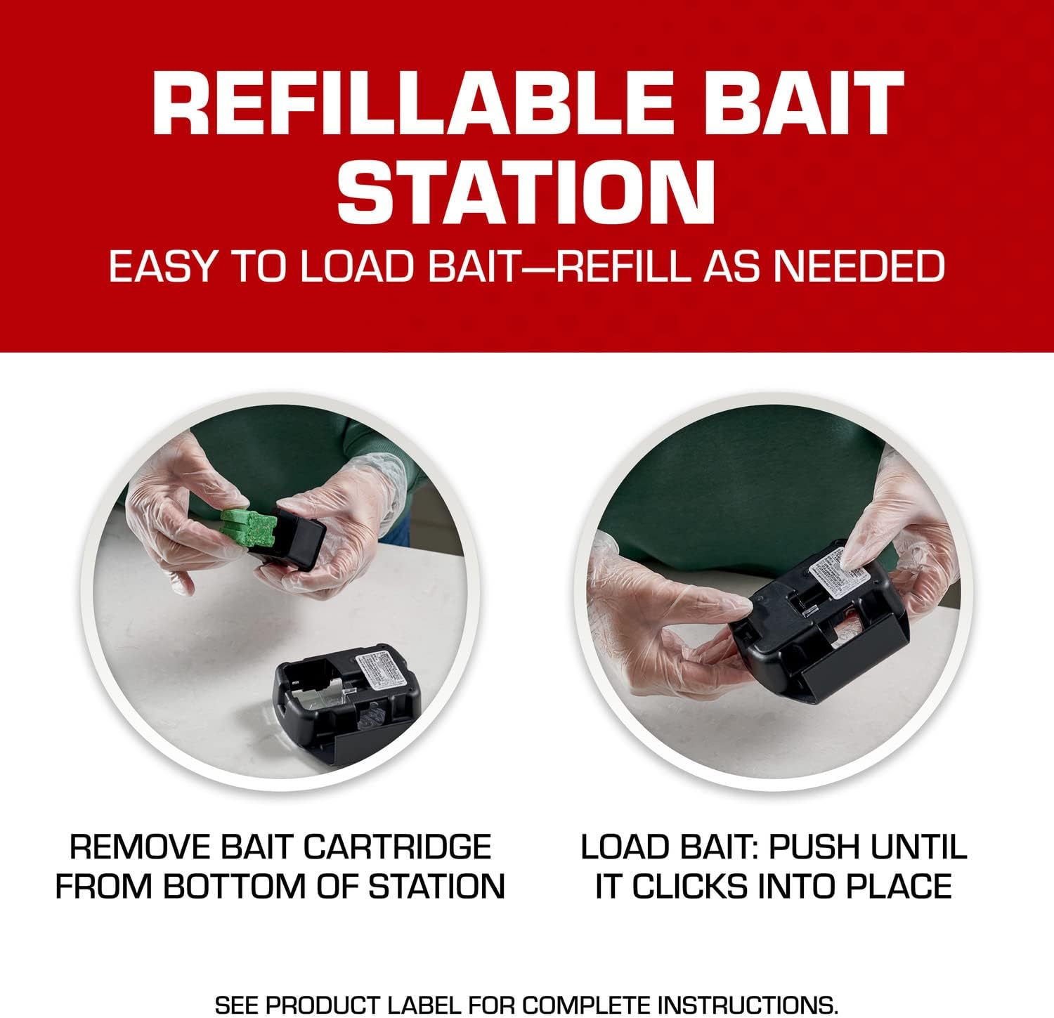 Tomcat Mouse Killer, Child & Dog Resistant, Refillable Station and 16 Baits