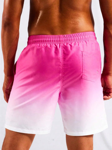 Floerns Men's Beach Swim Trunks with Compression Liner 7 Inch Quick Dry Swim Board Shorts Swimwear Bathing Suits Swimsuit