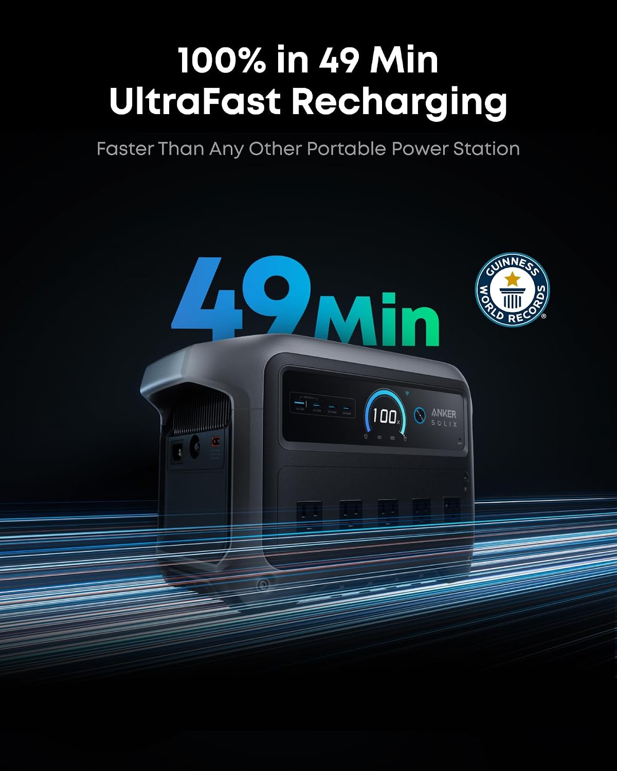 Anker SOLIX C1000 Gen 2 Portable Power Station with Alternator Charger