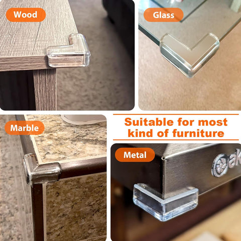 Corner Guards, (16 Pack) Corner Protectors Baby Proof Corners and Edges Furniture Table Protectors Corner Covers Baby Safety Bumpers Cushion, Baby Proofing, Clear