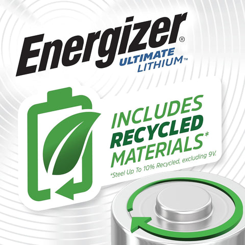 Energizer Ultimate Lithium AA Batteries, 24 Pack, 1.5V Long-Lasting for High-Drain Devices, Cameras & Flashlights