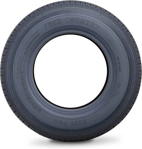 Free Country Set 2 Premium Trailer Tires ST205/75R14 8PR LR D w/Scuff Guard