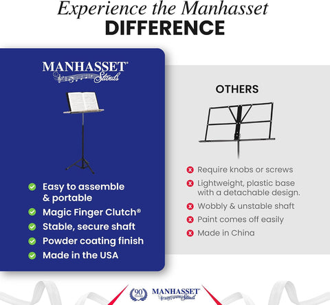 Manhasset Voyager Portable Folding Music Stand