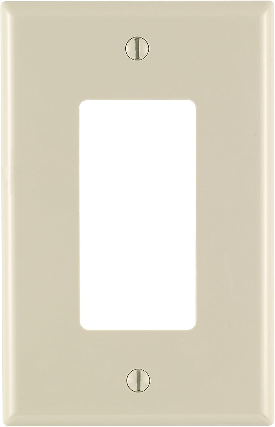 Leviton 1-Gang 1-Decora Midway Nylon Wallplate, PJ26-T, Light Almond