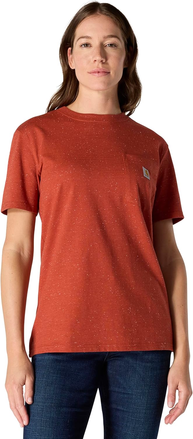 Carhartt Women's Iconic WK87 Pocket T-Shirt Closeout