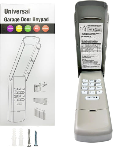 Universal Garage Door Keypad for Liftmaster Chamberlain Craftsman Openers