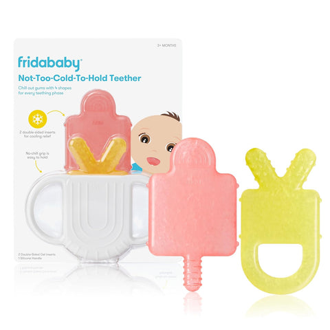 Frida Baby Silicone Teething Toys, 4-in-1 Teether for Babies & Infants