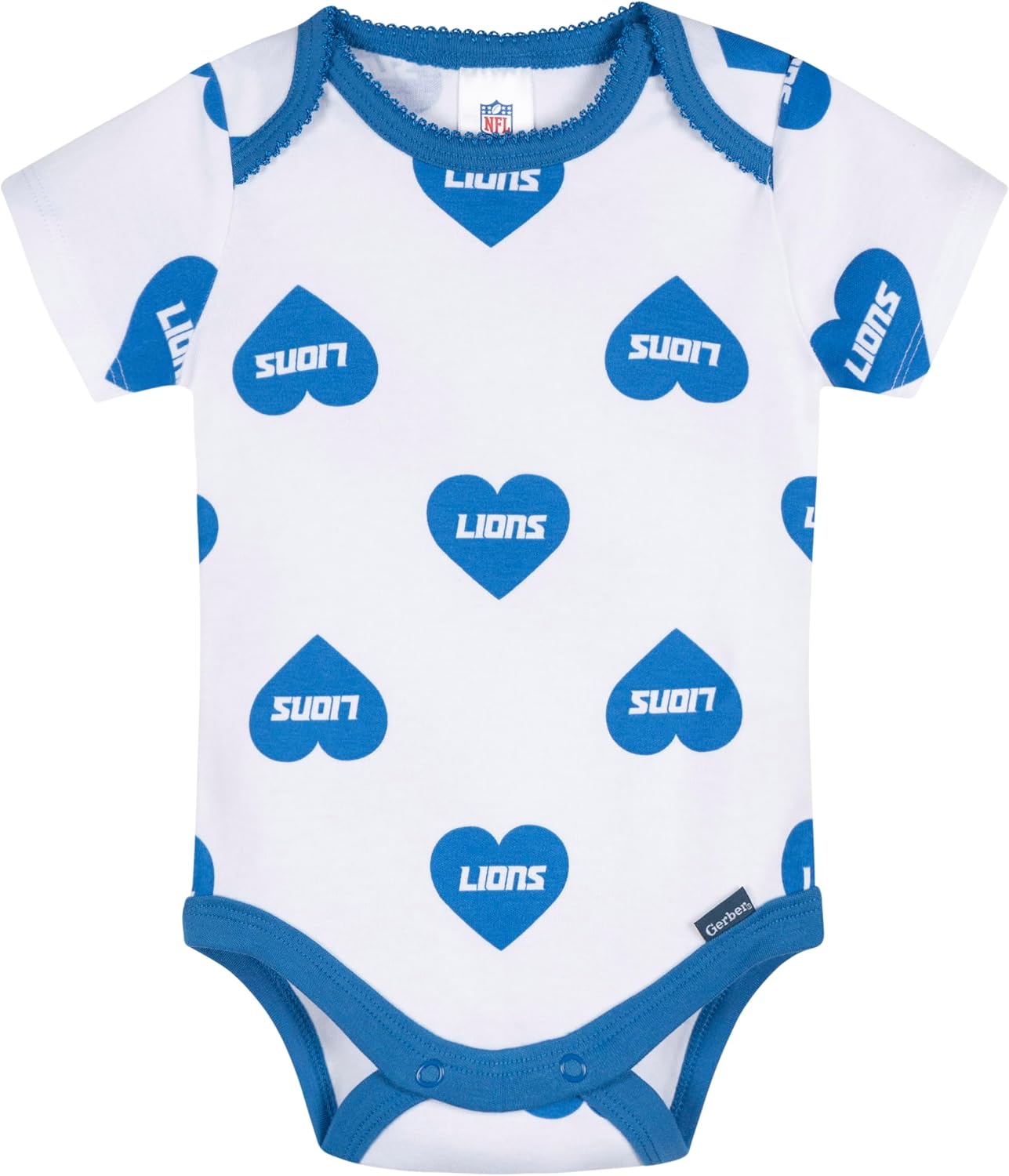 Gerber NFL Baby Girls 3-Pack Onesie Bodysuit