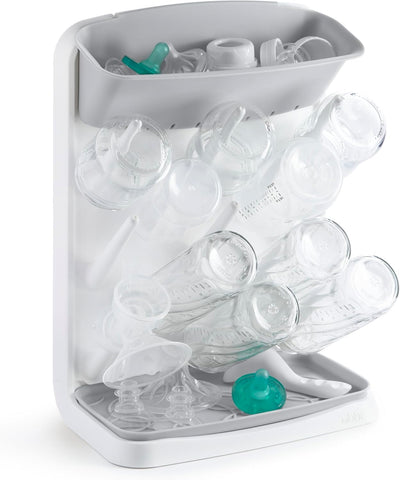 Ubbi Vertical Baby Bottle Drying Rack, Space Saving Countertop Bottle Dryer