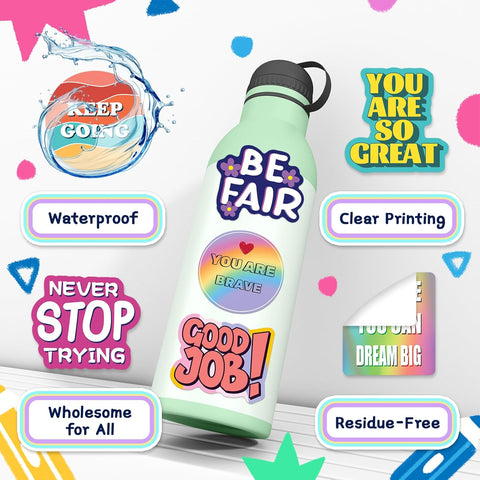 200PCS Motivational Stickers, Inspirational Positive Affirmation Stickers