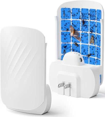 WowCatch Plug-in UV Light Flying Insect Trap for Indoors