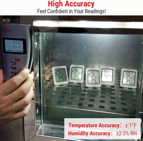 TempPro TP50 Digital Hygrometer Indoor Thermometer Room Thermometer