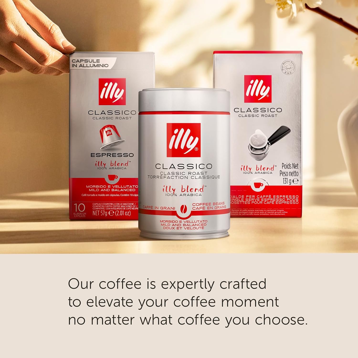 illy Coffee K Cup Pods, Classico Medium Roast, 20 Count, 4 Pack