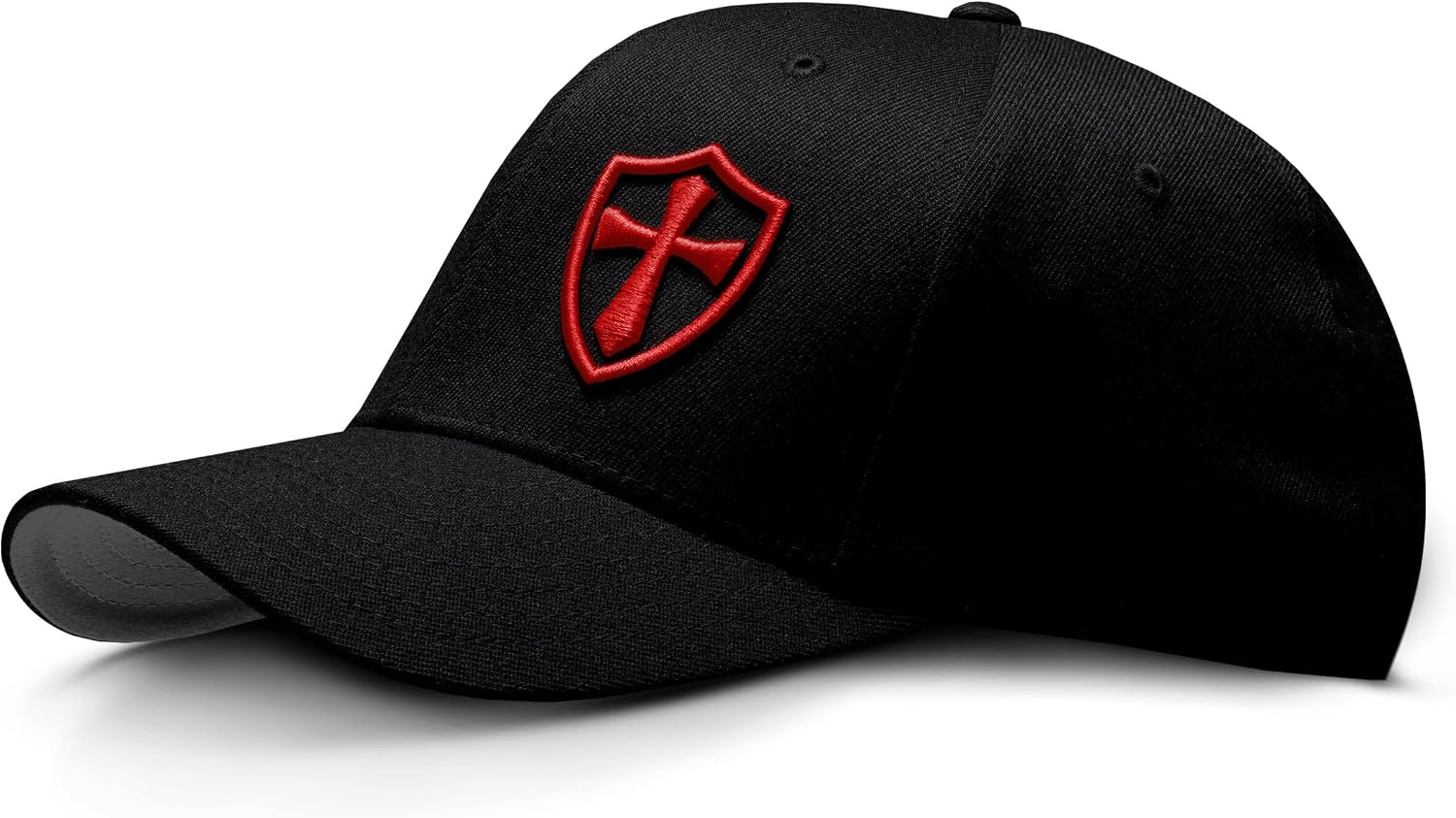 Dion Wear Crusader Baseball Cap for Men, Mid Profile Stretch Fitted