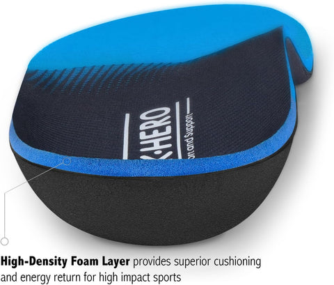 WalkHero Plantar Fasciitis Insoles, Arch Support Inserts for Pain Relief