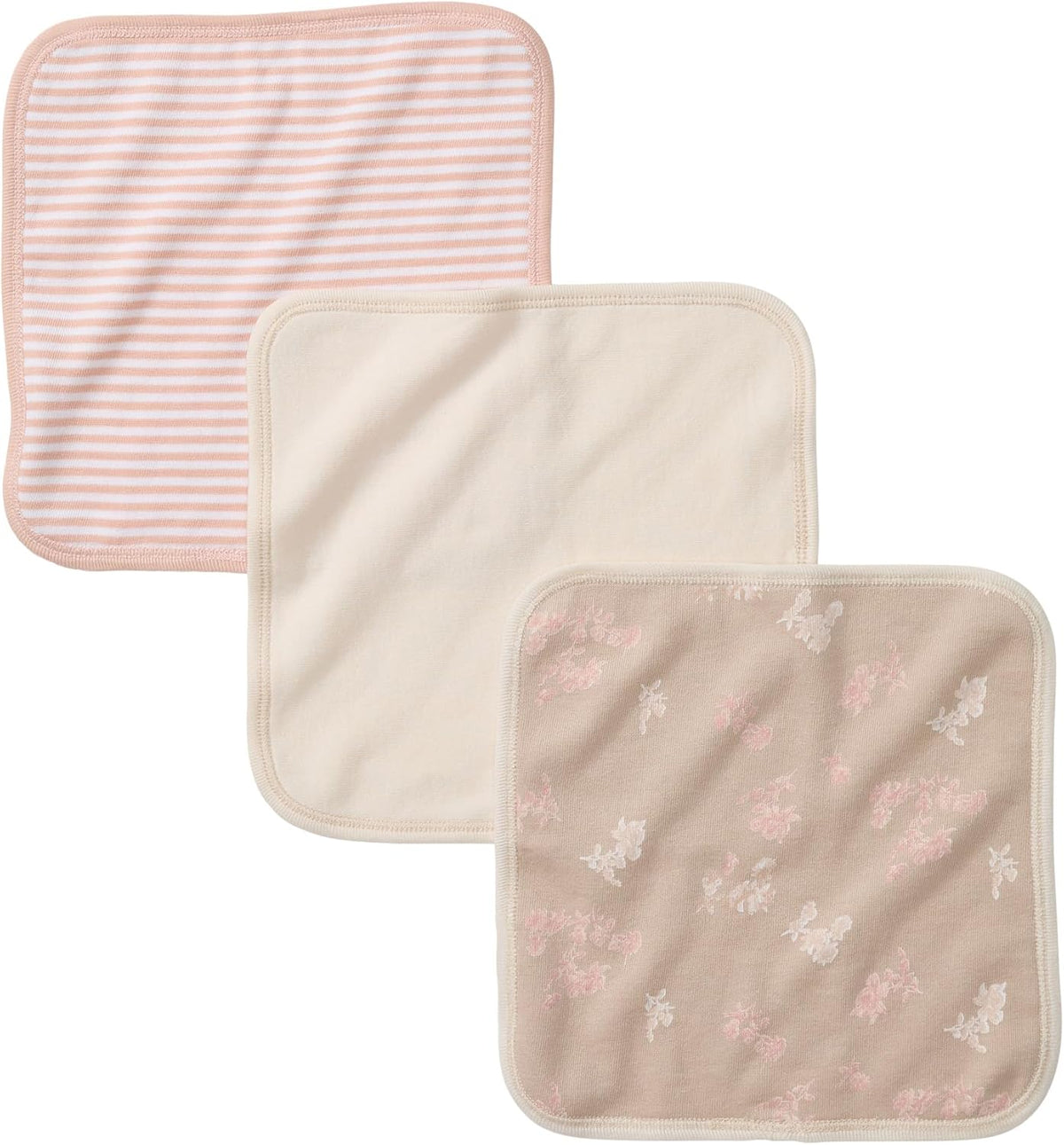 Burt's Bees Baby Infant Washcloths, 100% Organic Cotton 9x9 in, 3-Pack