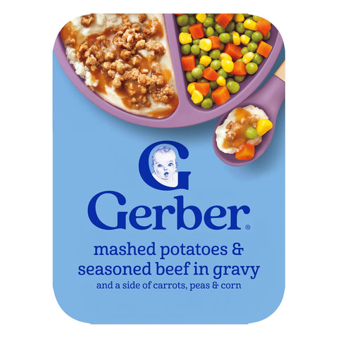 Gerber Toddler Mashed Potato and Beef in Gravy with Veggies, 8 Pack