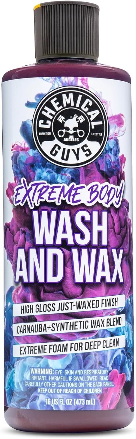 Chemical Guys Extreme Bodywash & Wax Car Wash Soap, 16 oz