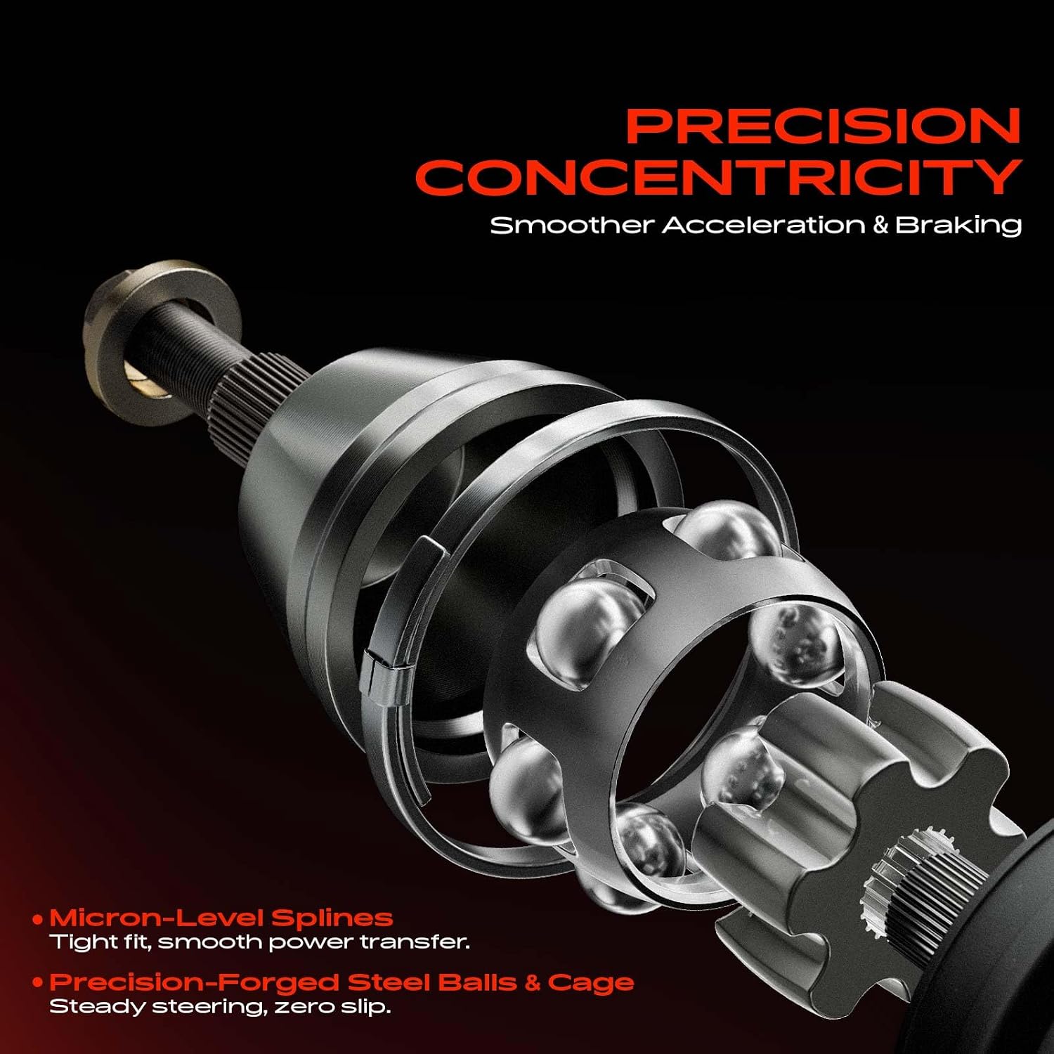 A-Premium Front Left Driver Side CV Axle Shaft Assembly