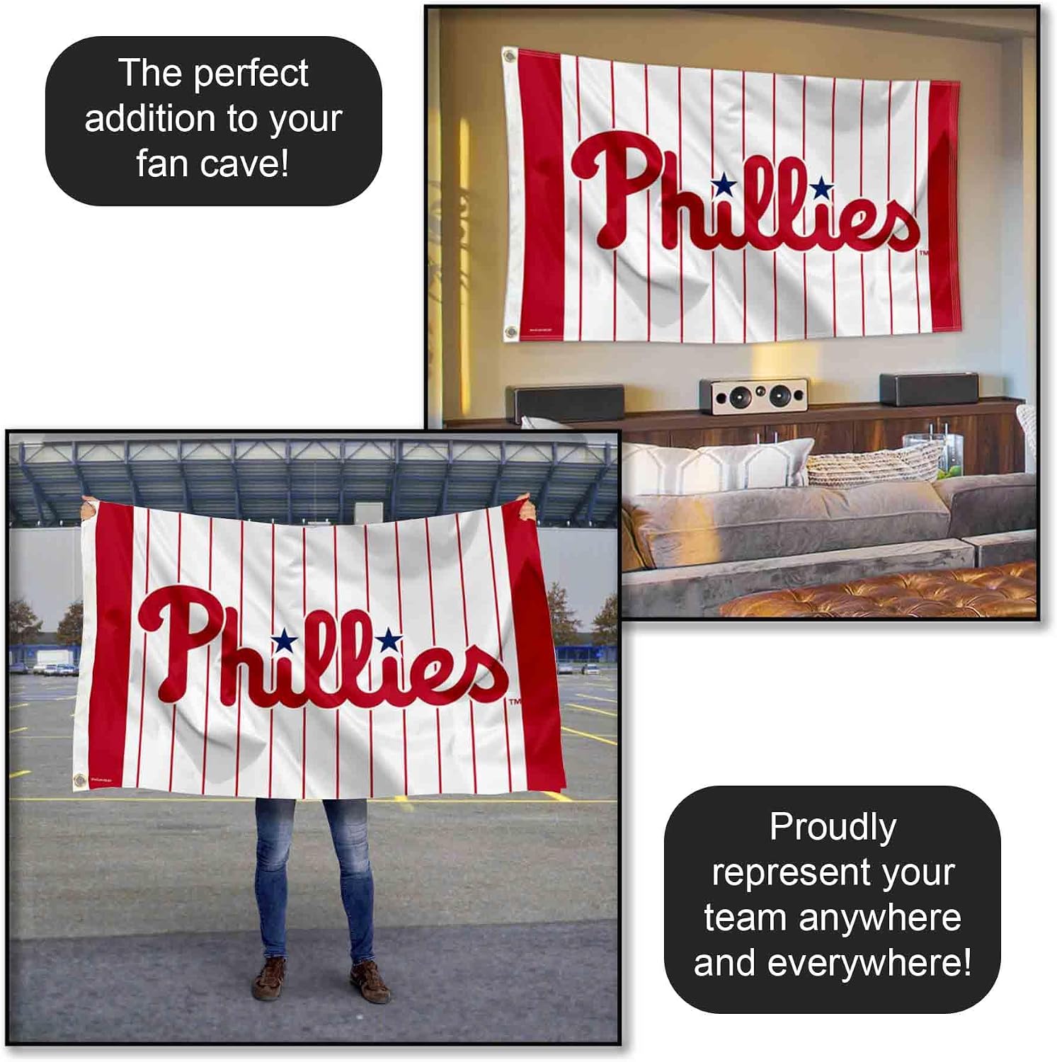 Philadelphia Baseball 3x5 Foot Banner Flag