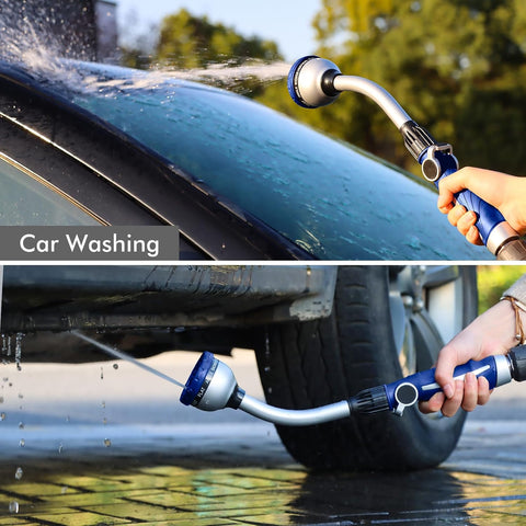 RESTMO Watering Wand Heavy Duty, 15-Inch Long Hose Nozzle Sprayer