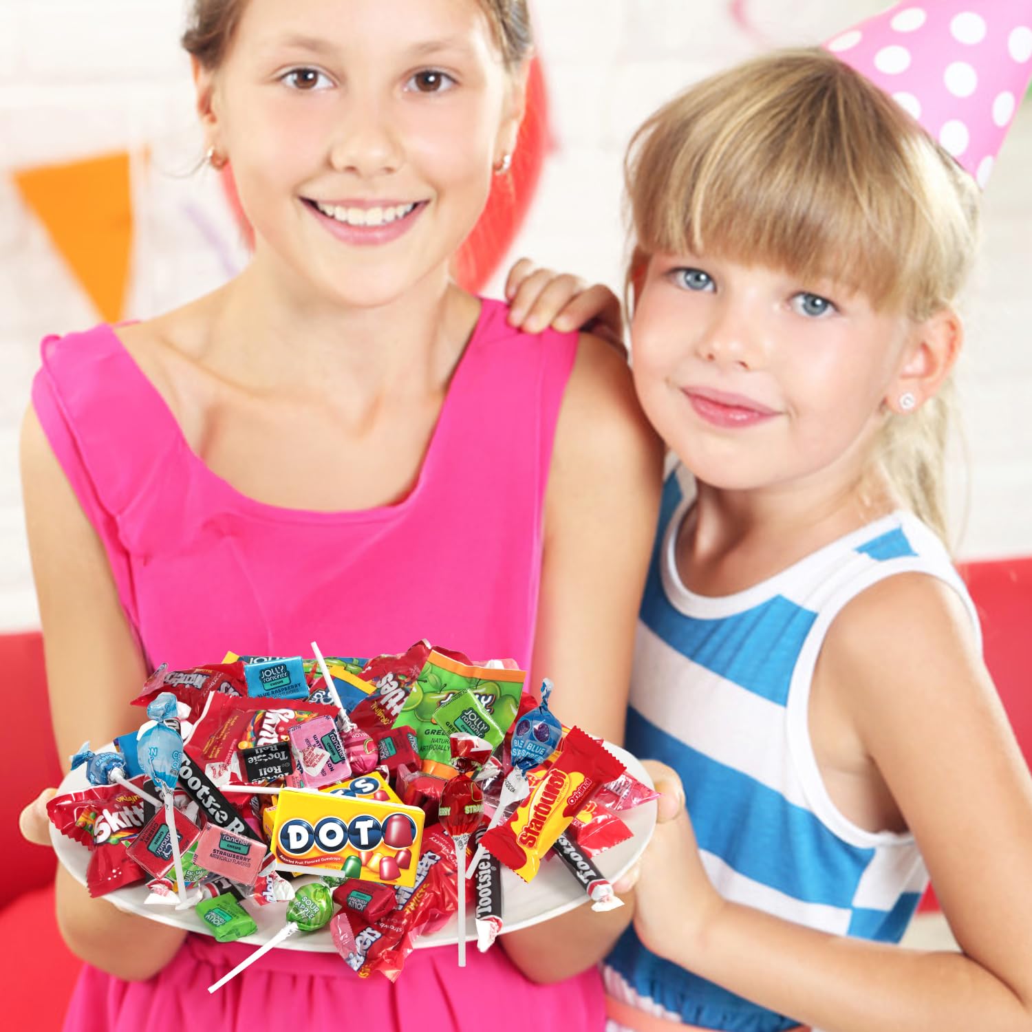 Bulk Candy Variety Pack 5 lb 250 Ct, Individually Wrapped Fun Size Candy