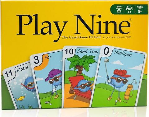 Play Nine The Card Game of Golf, Ages 8 and Up, Couples Date Night Gift, Game Night Favorite, 15 Min Gameplay, Family Friendly Card Game for Kids, Teens & Adults, Great Golf Gift