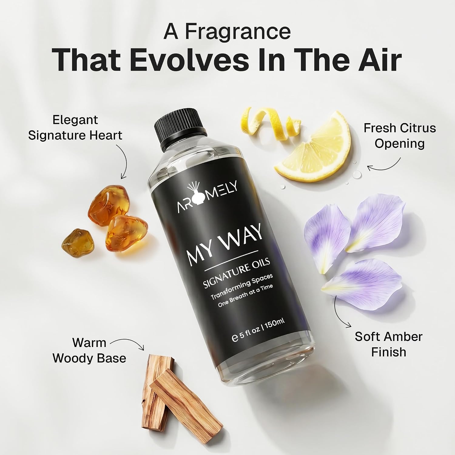 AROMELY My Way Diffuser Oil Blend | Inspired by 1 Hotel | 500ml