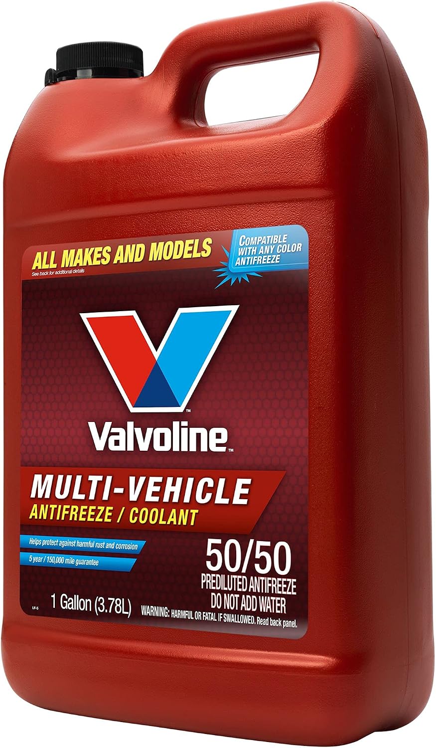 Valvoline Multi-Vehicle 50/50 Ready-to-Use Antifreeze Coolant 1 Gallon