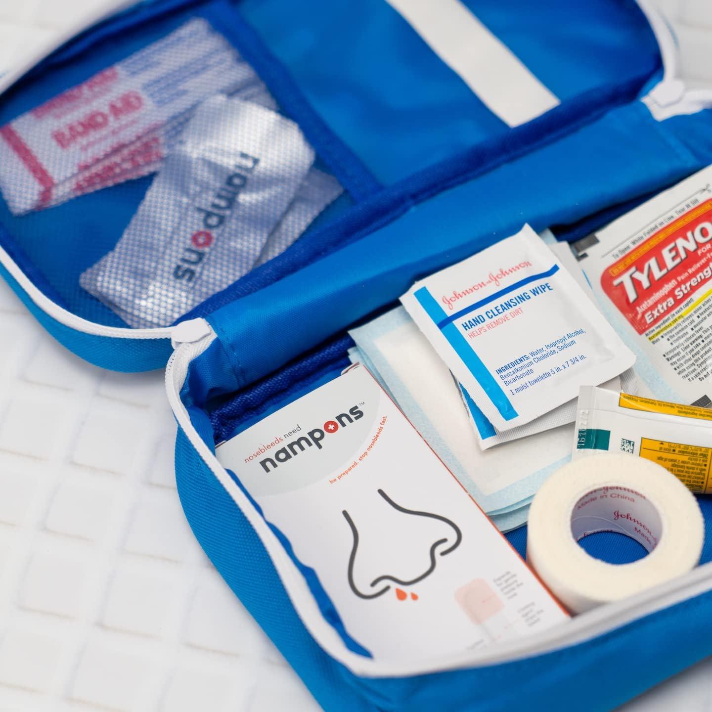 Nampons for Nosebleeds 6 Nose Bleed Stoppers w/Clotting Agent for Adults