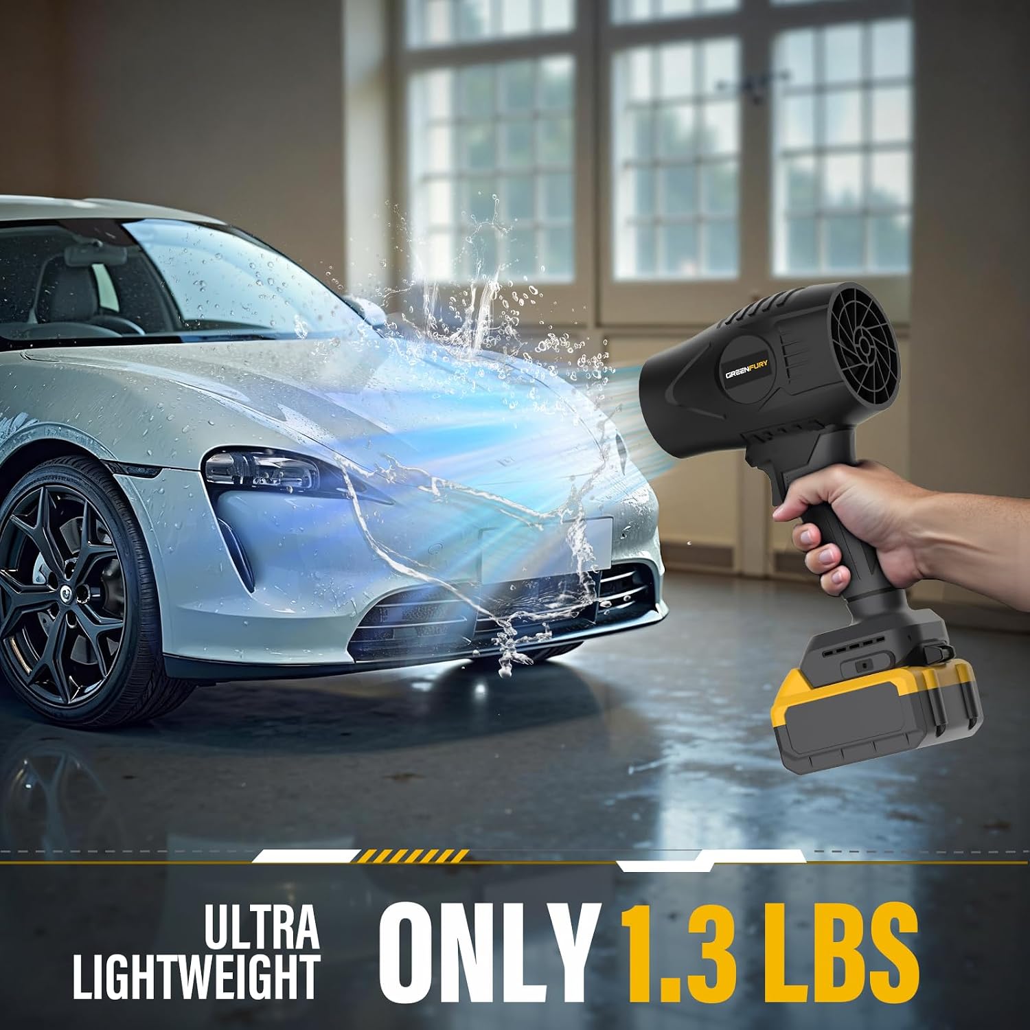 Cordless Leaf Blower Compatible with Dewalt 20V Max Battery (Tool Only)