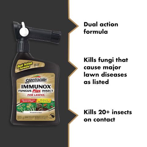 Spectracide Immunox Fungus Plus Insect Control for Lawns, 32 oz
