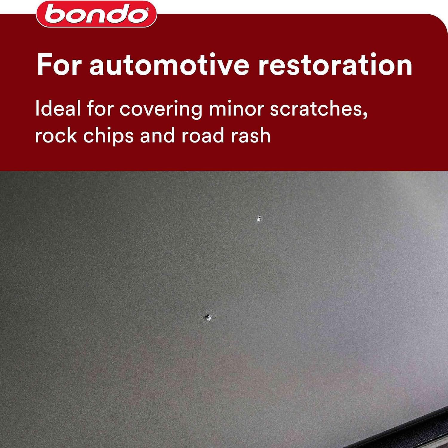 Bondo Glazing and Spot Putty, Fills Pinholes, Scratches, Minor Dings & Hairline Cracks, 4.5 oz, 1 Tube