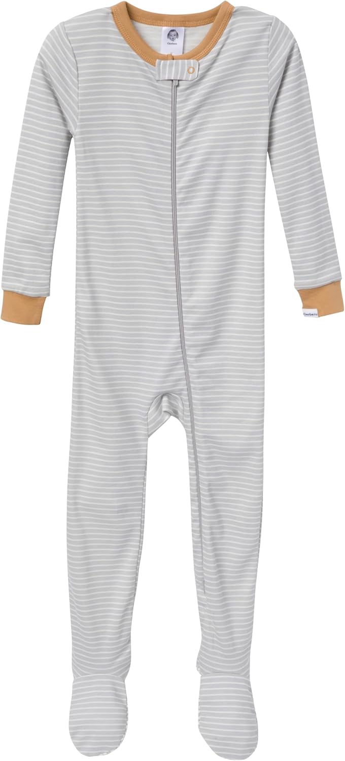 Gerber Baby Boys 4-Pack Footed Pajamas