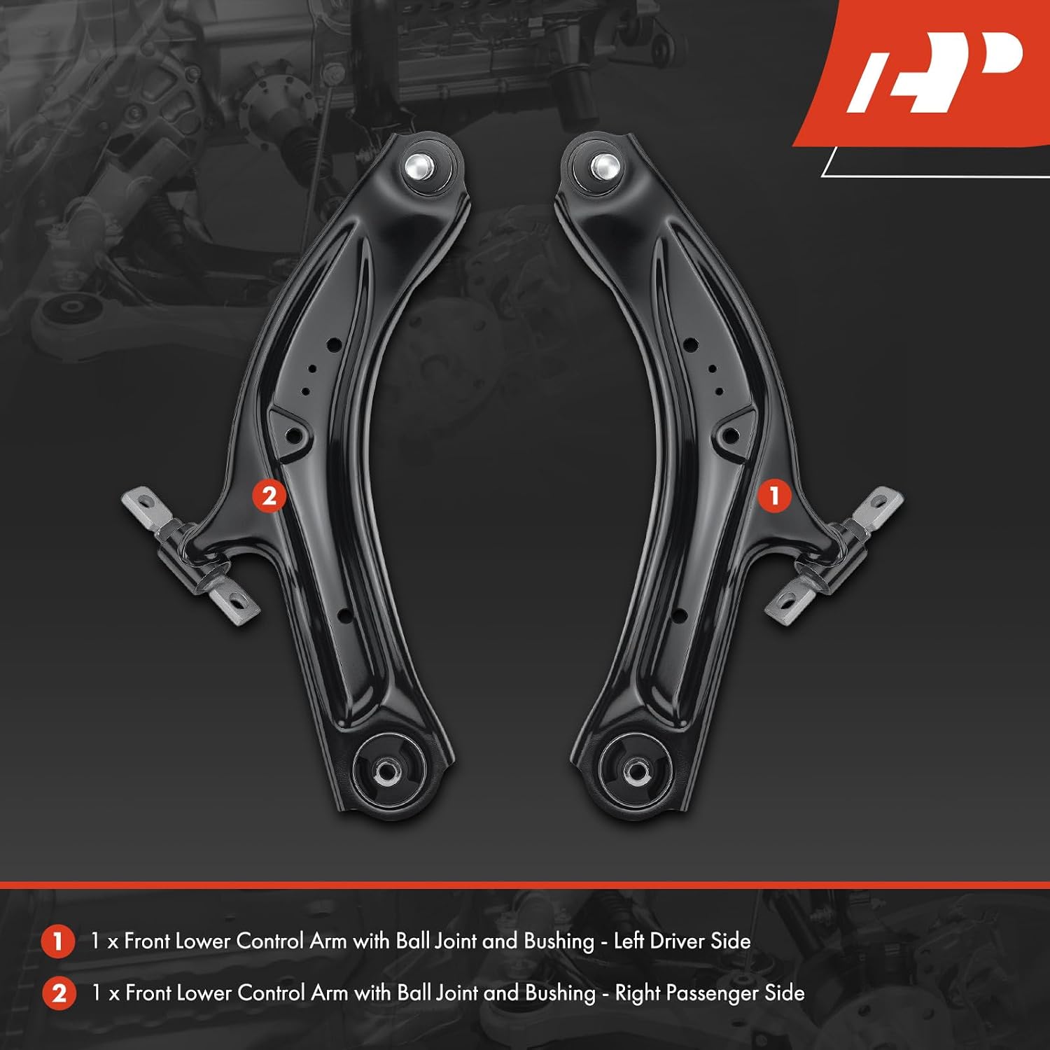 A-Premium Front Lower Control Arm, with Ball Joint & Bushing