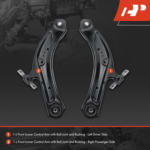 A-Premium Front Lower Control Arm, with Ball Joint & Bushing