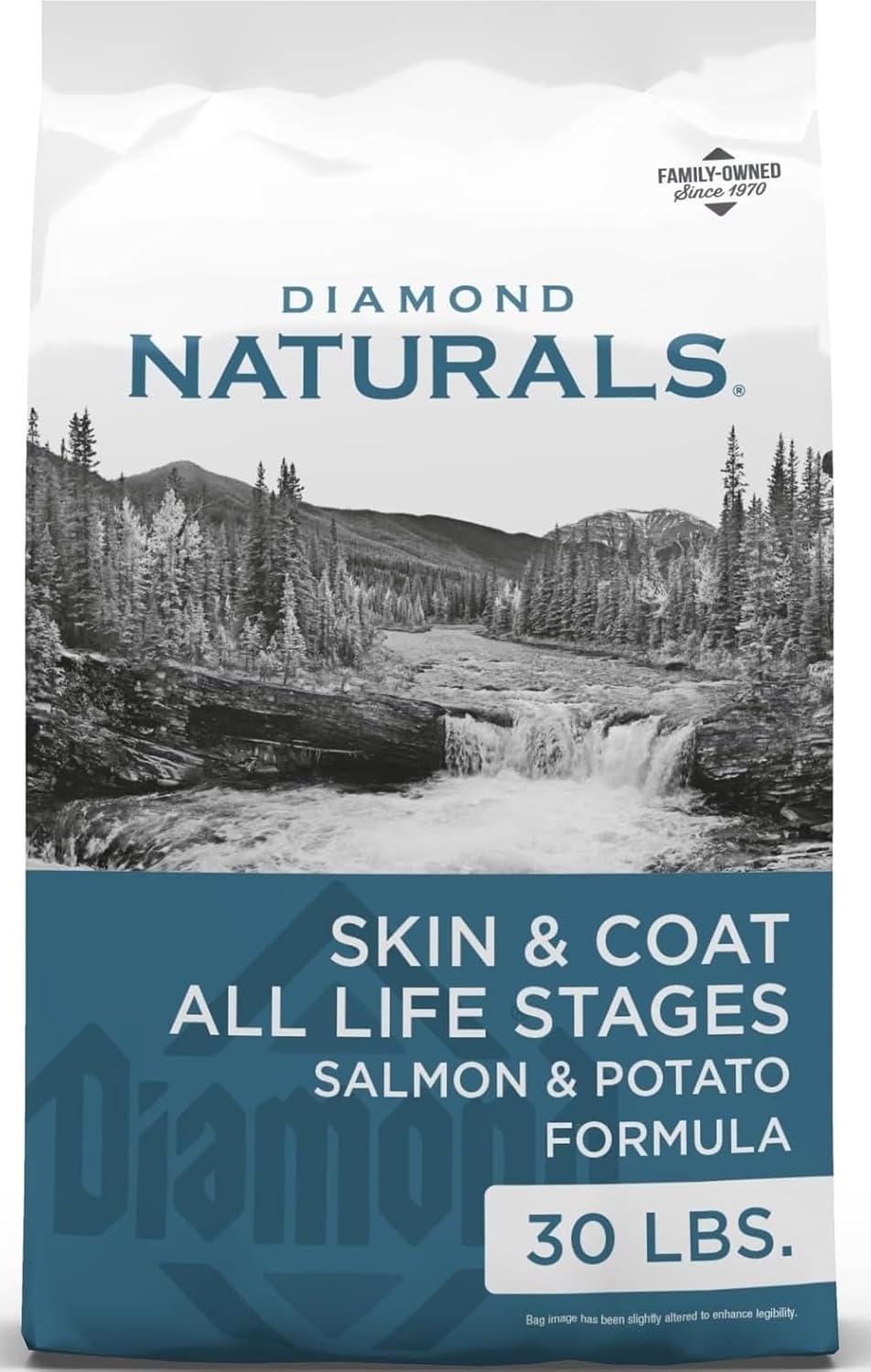 Diamond Naturals Skin & Coat Puppy, Adult & Senior Dry Dog Food Salmon 30lb