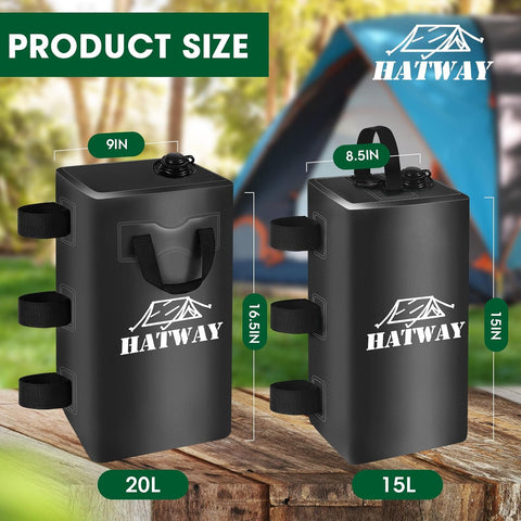 Hatway Canopy Weights,Tent Weights,132 LBS Canopy Weights Set of 4