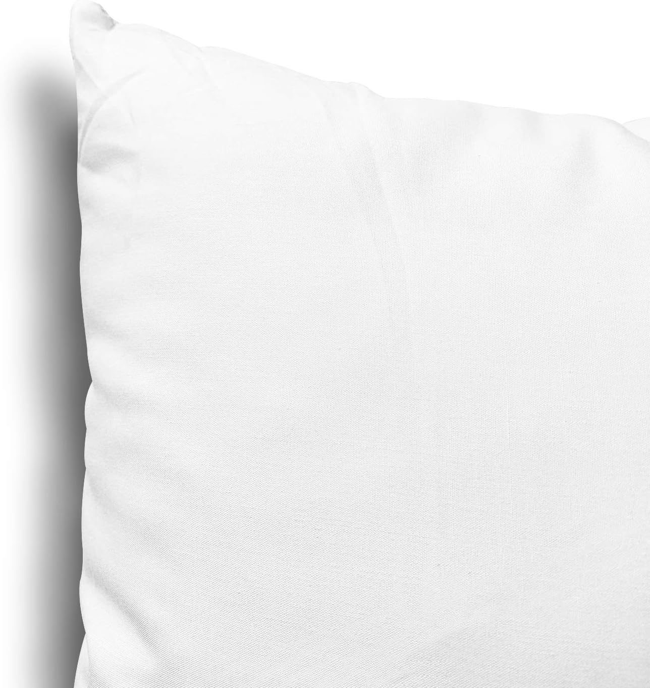 EDOW Throw Pillow Inserts, Set of 4 Lightweight Down Alternative Polyester Pillow, Couch Cushion, Sham Stuffer, Machine Washable. (White, 16x16)
