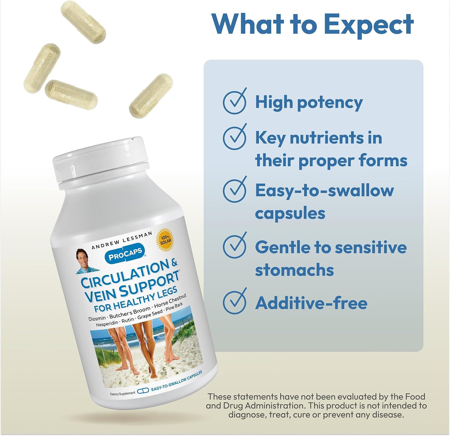 ANDREW LESSMAN ProCaps Circulation & Vein Support 360 Capsules