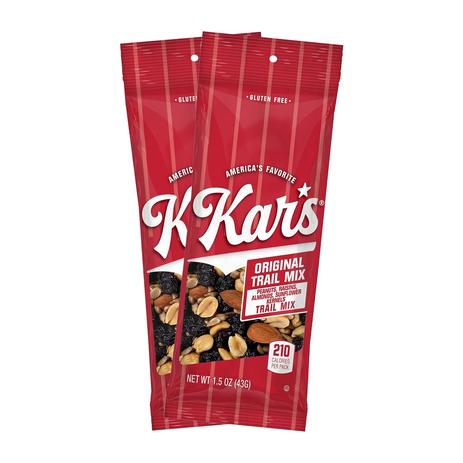 Kar’s Nuts Original Trail Mix, 1.5 oz – Grab & Go Bags, Individual Snack Packs (Pack of 72), Gluten-Free Trail Mix Snack