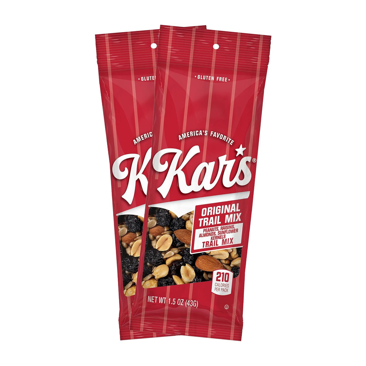 Kar’s Nuts Original Trail Mix, 1.5 oz – Grab & Go Bags, Individual Snack Packs (Pack of 72), Gluten-Free Trail Mix Snack