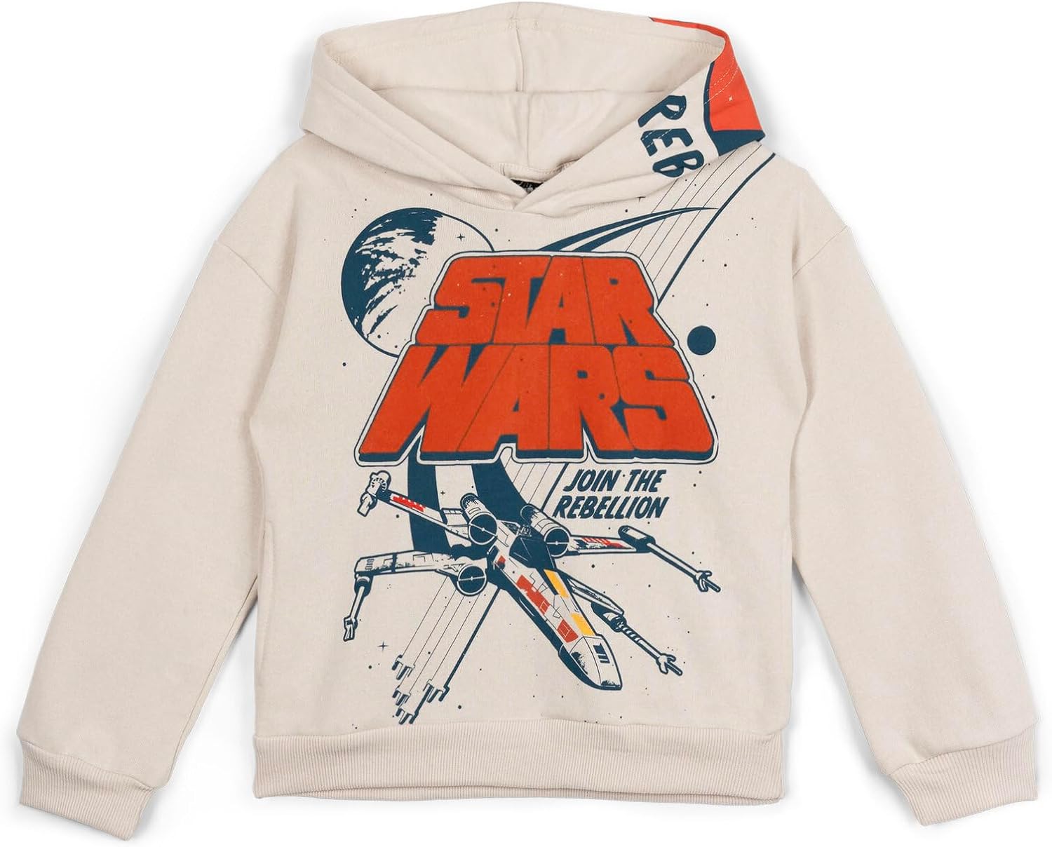 STAR WARS Fleece Pullover Hoodie Little Kid to Big Kid Sizes (4-18-20)