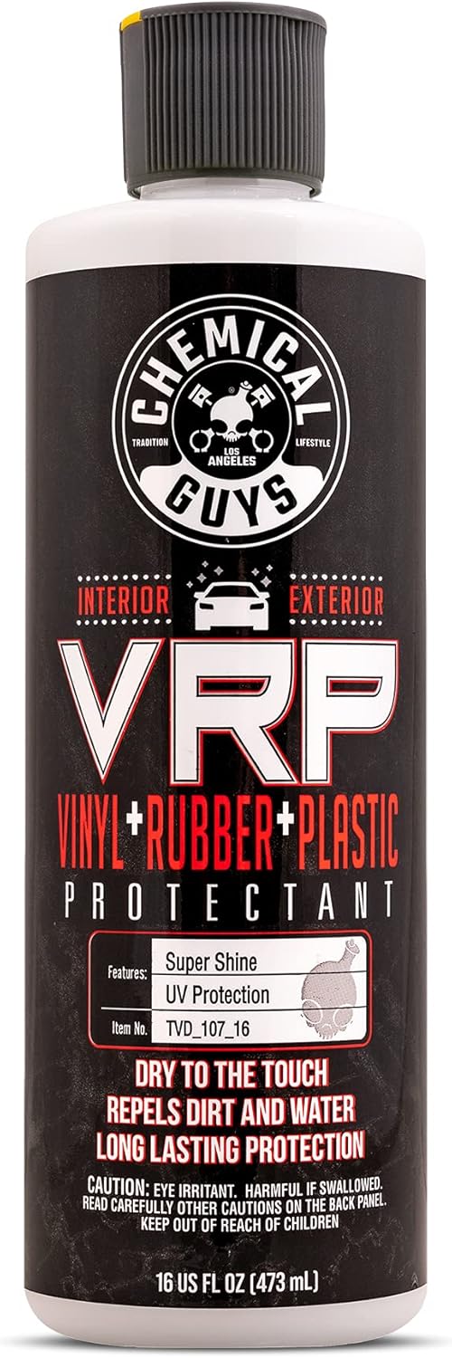 Chemical Guys, VRP Vinyl, Rubber & Plastic Dressing, Dry to Touch, 16 oz