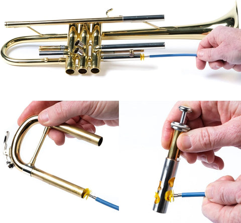 MusicNomad 6 pc. Premium Trumpet (Cornet) Cleaning & Care Kit (MN770)