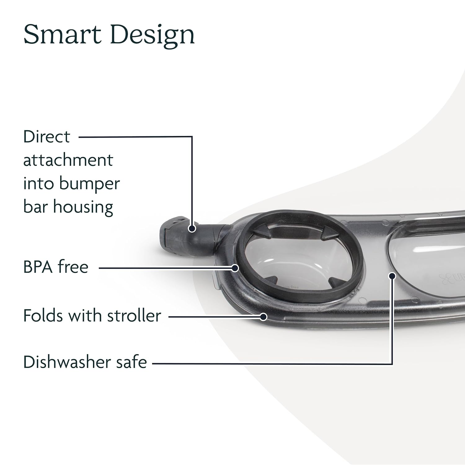 UPPAbaby Snack Tray for Vista, Cruz, RumbleSeat - Quick Attachment