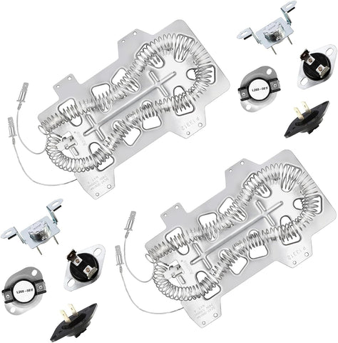 2 Pack Azdele Heating Element for Samsung Dryer DC47-00019A
